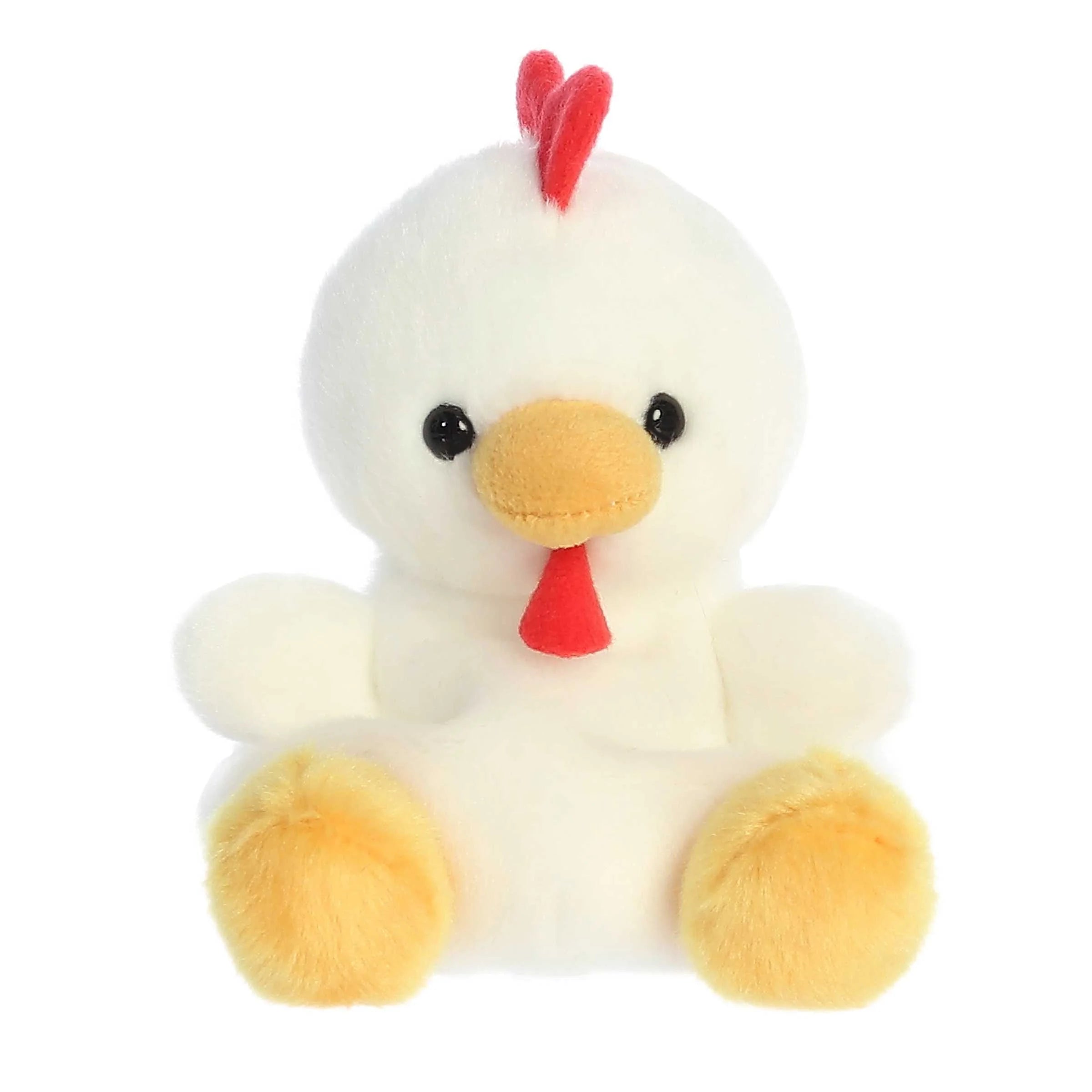Palm Pals 5 Inch Cooper the Chicken Plush Toy - Owl & Goose Gifts