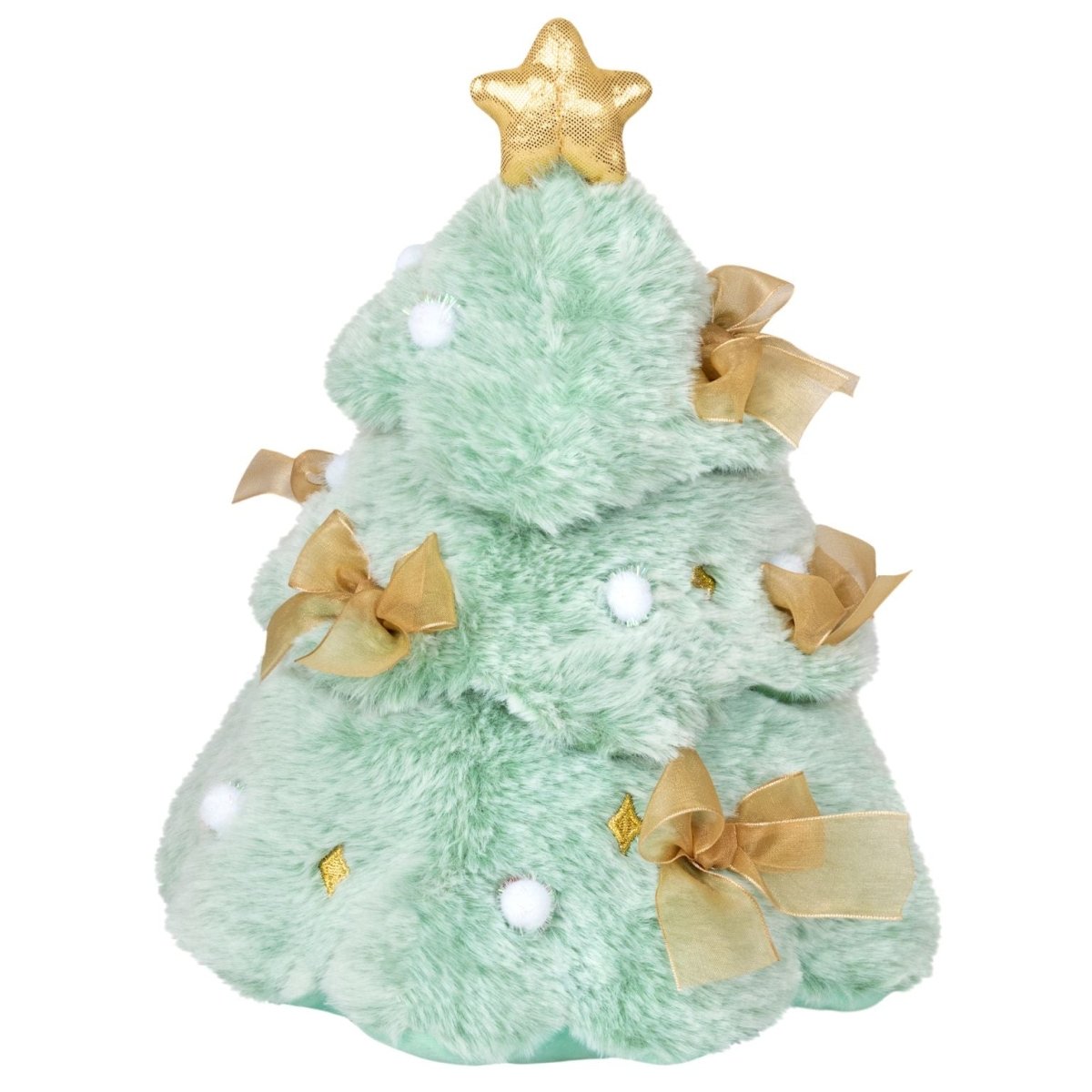 Squishable 7 Inch Mini Flocked Christmas Tree Plush Toy - Owl & Goose Gifts