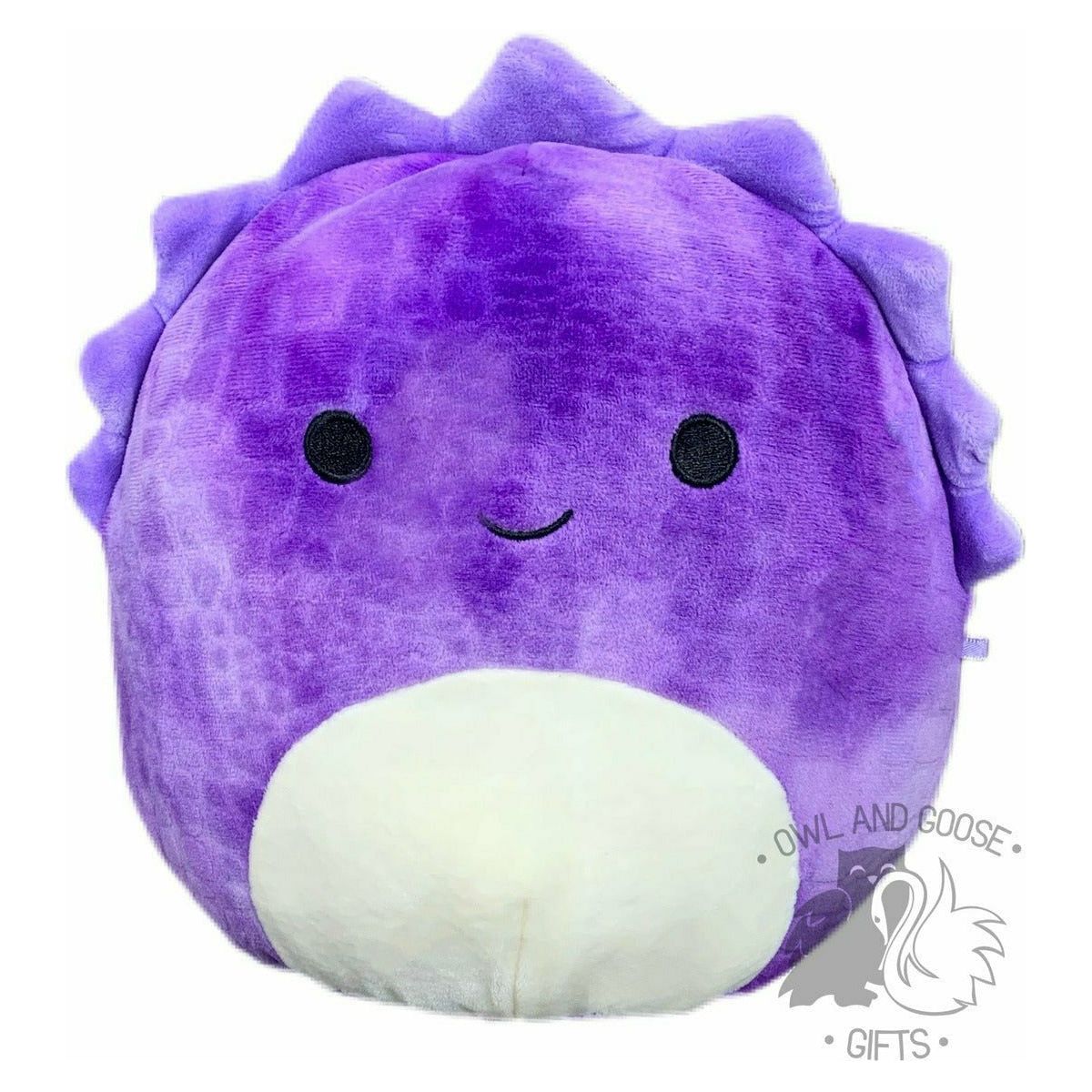Squishmallow 8 Inch Delilah the Dinosaur Plush Toy - Owl & Goose Gifts