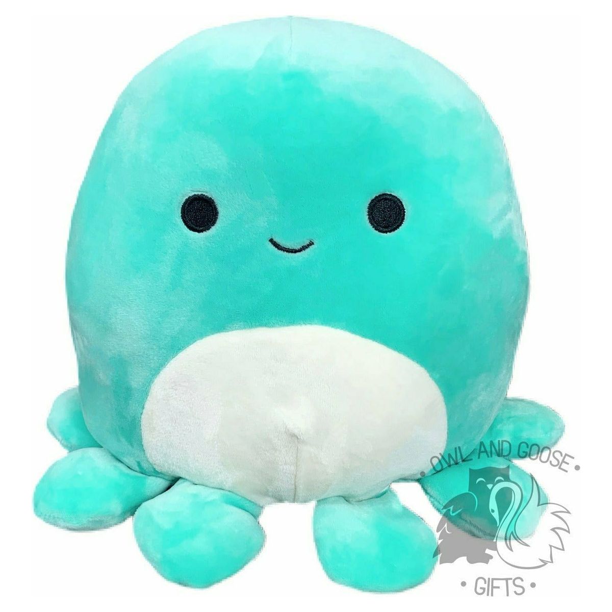 Squishmallow Aqua Octopus - Olina 8 inch - Owl & Goose Gifts