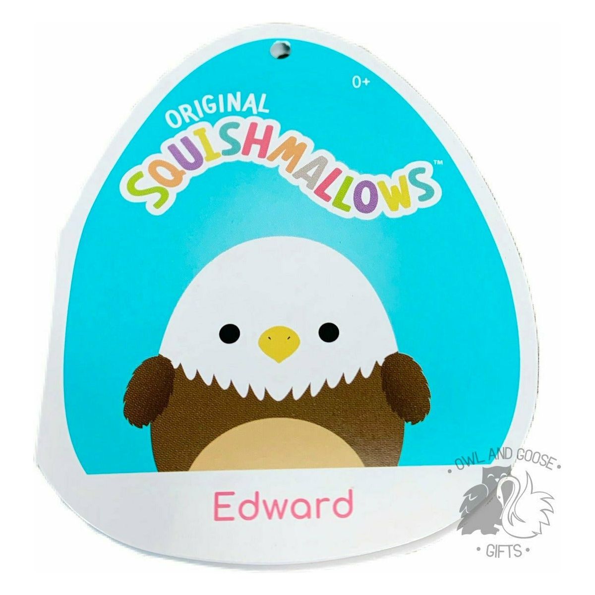 Squishmallow Eagle - Edward 8 inch - Owl & Goose Gifts